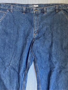 Carhartt Men's Loose Straight-Leg Jeans in Dark Blue
